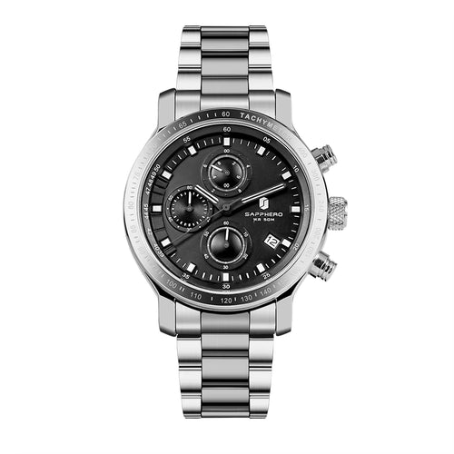 Luxury Men's Stainless Steel Gold Quartz Watches